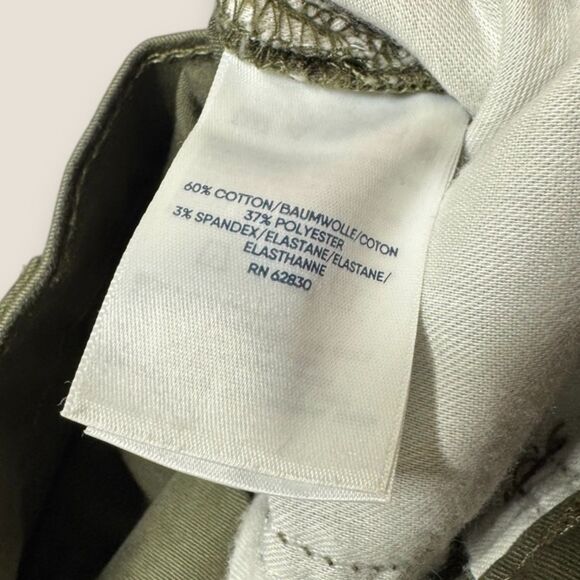 Lands' End Men's Size 36 Traditional Fit Olive Green Stretch 5-Pocket Pants - Picture 4 of 6